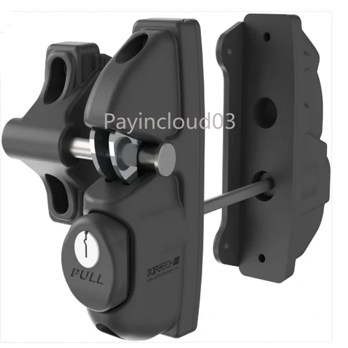 

Patent Brand Safetech Fence Gate Hardware Gate Handle Safetech Slv-Viper-X2 Viper Gate Latch