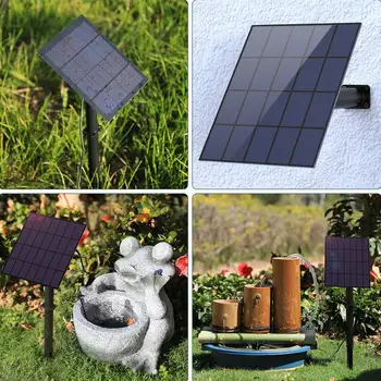 3.5W Solar Fountain Pump DIY Solar Panel Fountain with 4.9FT Water Pipe Pump for Bird Bath Garden Decoration Pets Drinking Pon - Image 5