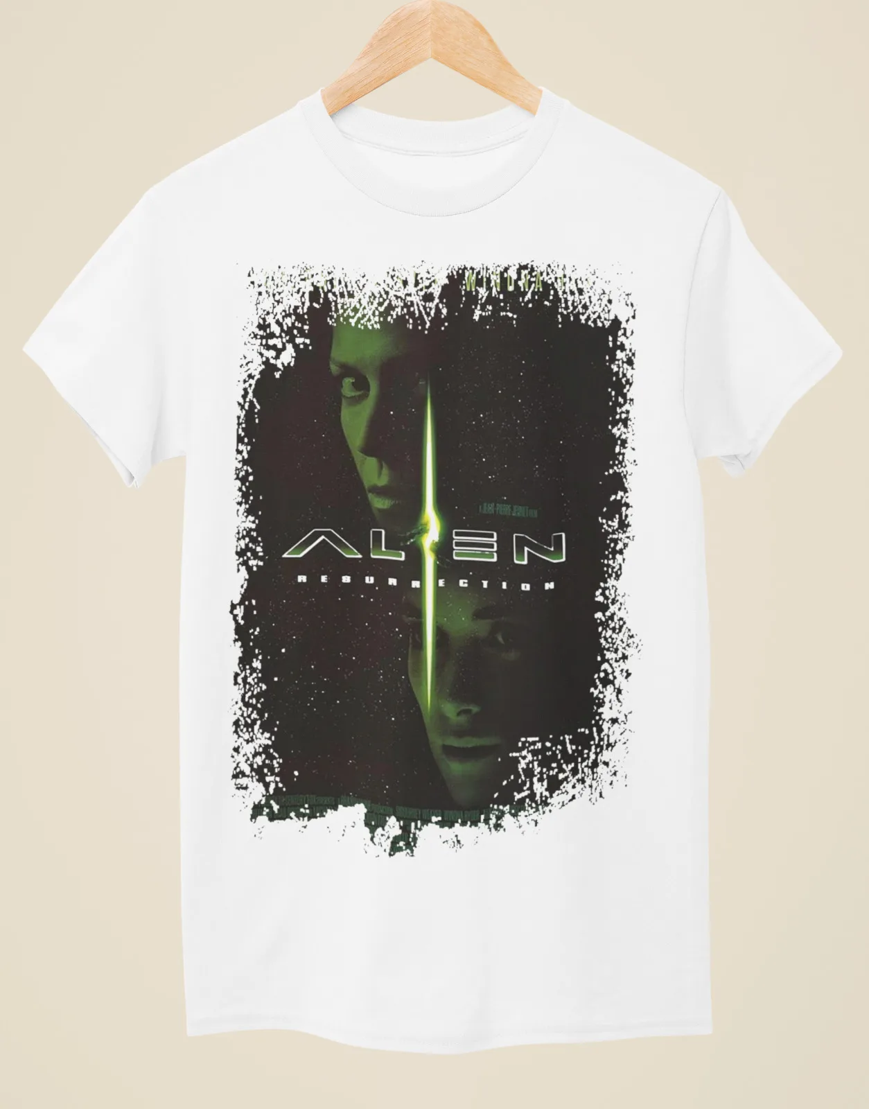 

Alien Resurrection - Movie Poster Inspired Unisex White T-Shirt