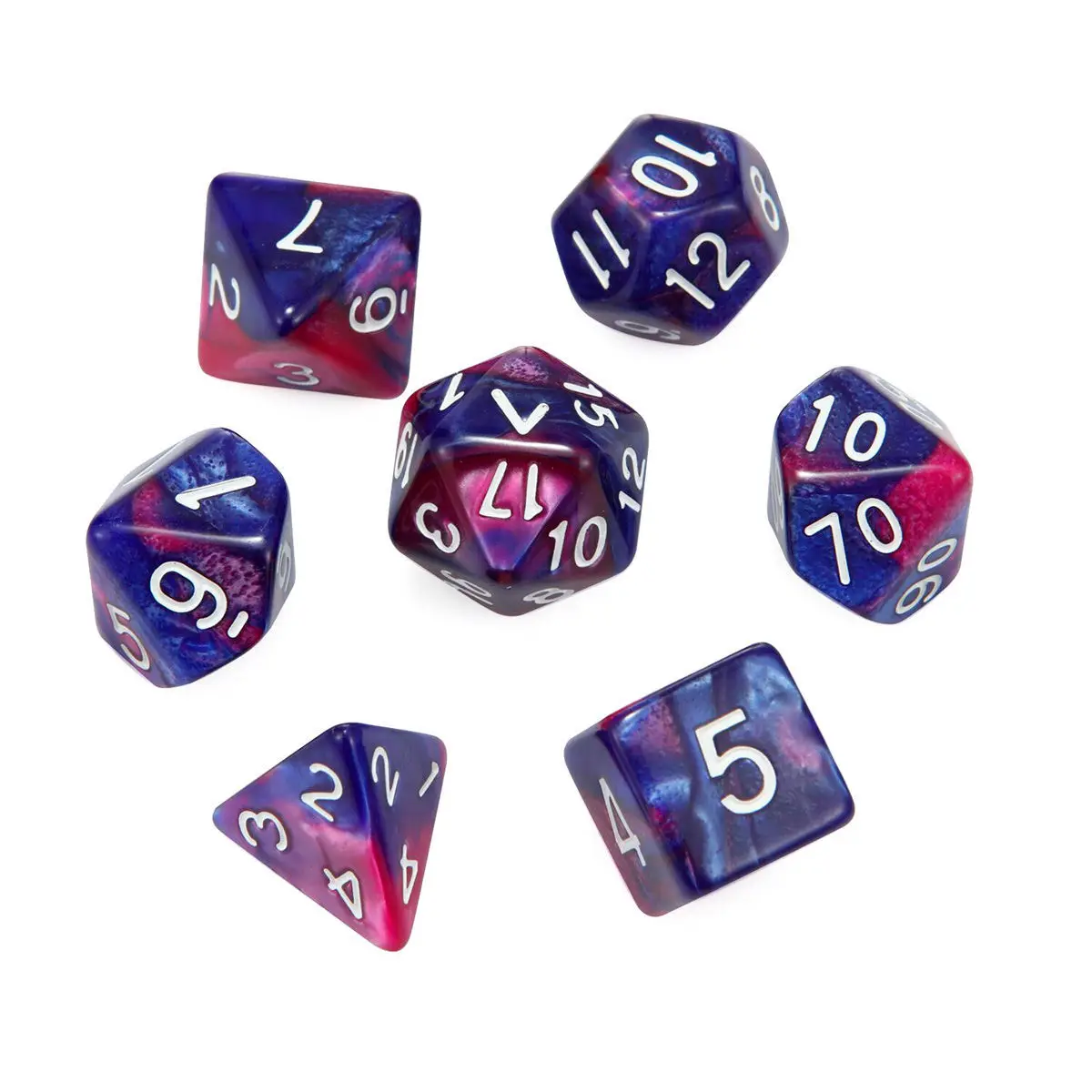 Polyhedral Game Dice Set Dnd Dice Polyhedral Dnd Rpg Mtg Dice D20
