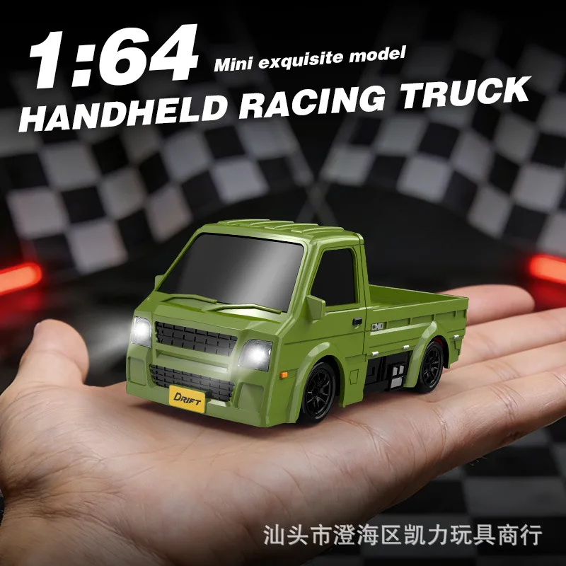 High-Speed 1:64 Scale Mini RC Drift Truck Toy