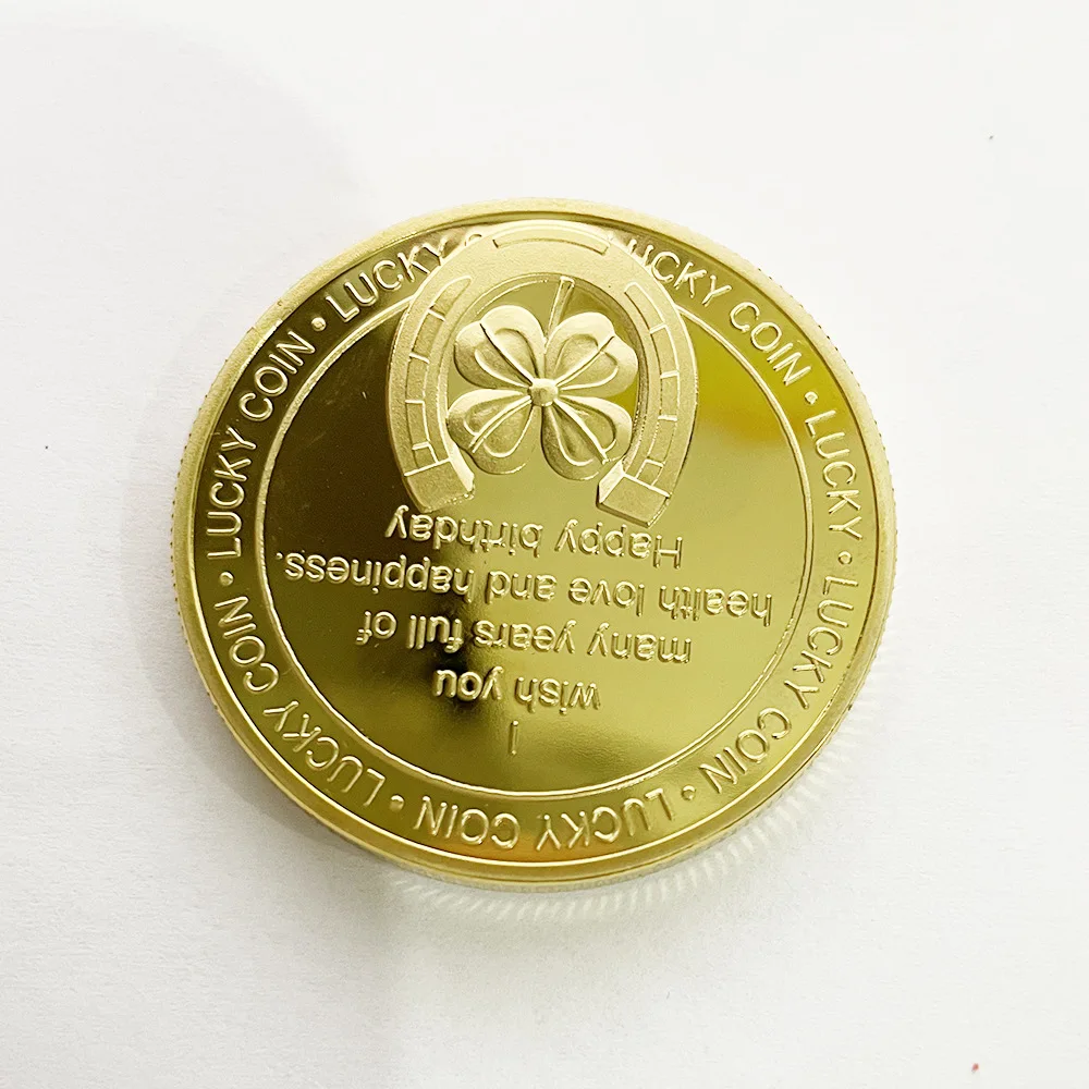 Commemorative Medal Festival Celebration Lucky Coin Happy Birthday Commemoration