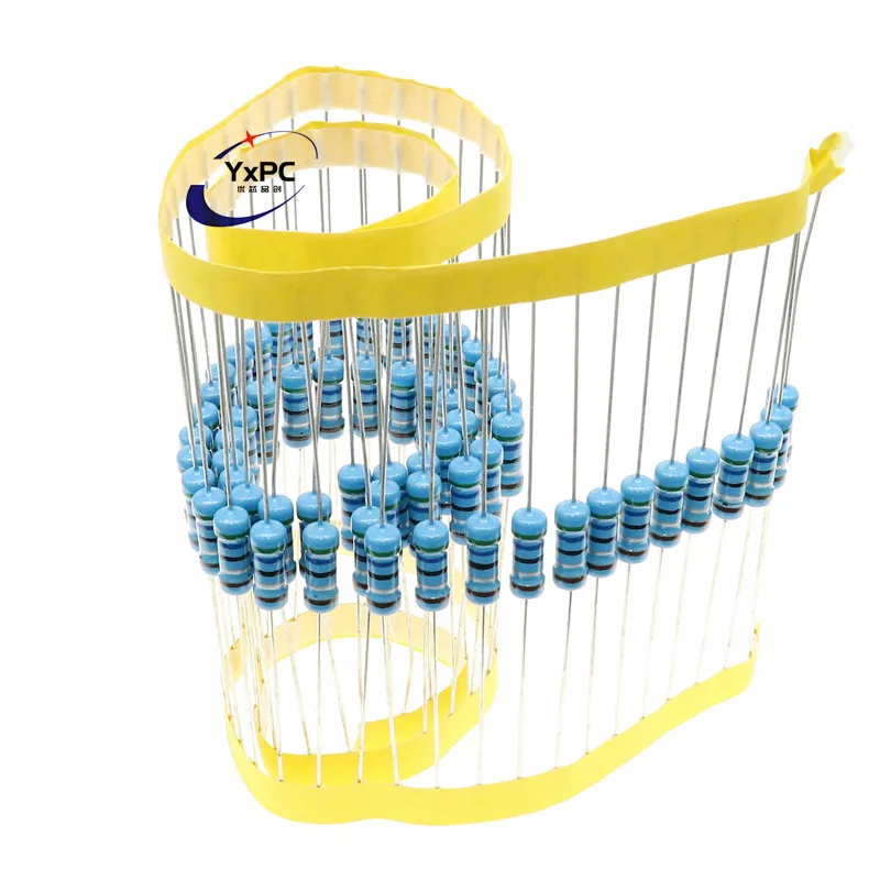 Metal Film Resistor Metal Film Resistors 20pcs 1W Metal film Resistor 1% 0.1R~ 1M 1K 4.7K 10K 22K 47K 100K 1R 2R 10R 22R 47R 51R 820R 100R 330R 330K 470K 1 2 10 22 ohm
