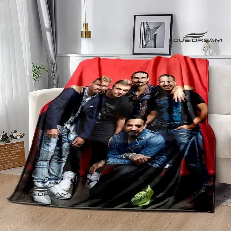BSB band backstreet boys Print blanket picnic blanket Flannel Warm blankets Soft Cozy Blankets Home travel blanket Birthday Gift 3