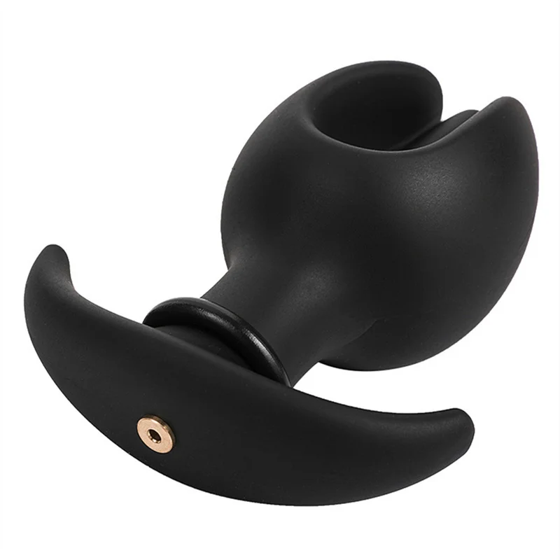 Plug anal hinchable de silicona con perlas de masaje_voghion.com