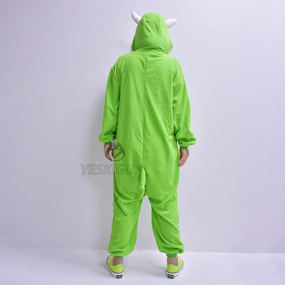 Kigurumi pajamas onesies cosplay pajamas onesies couple anime kigurumis funny onesie Sully Mike pajamas Halloween costumes festival outfit cartoon jumpsuit monster suit