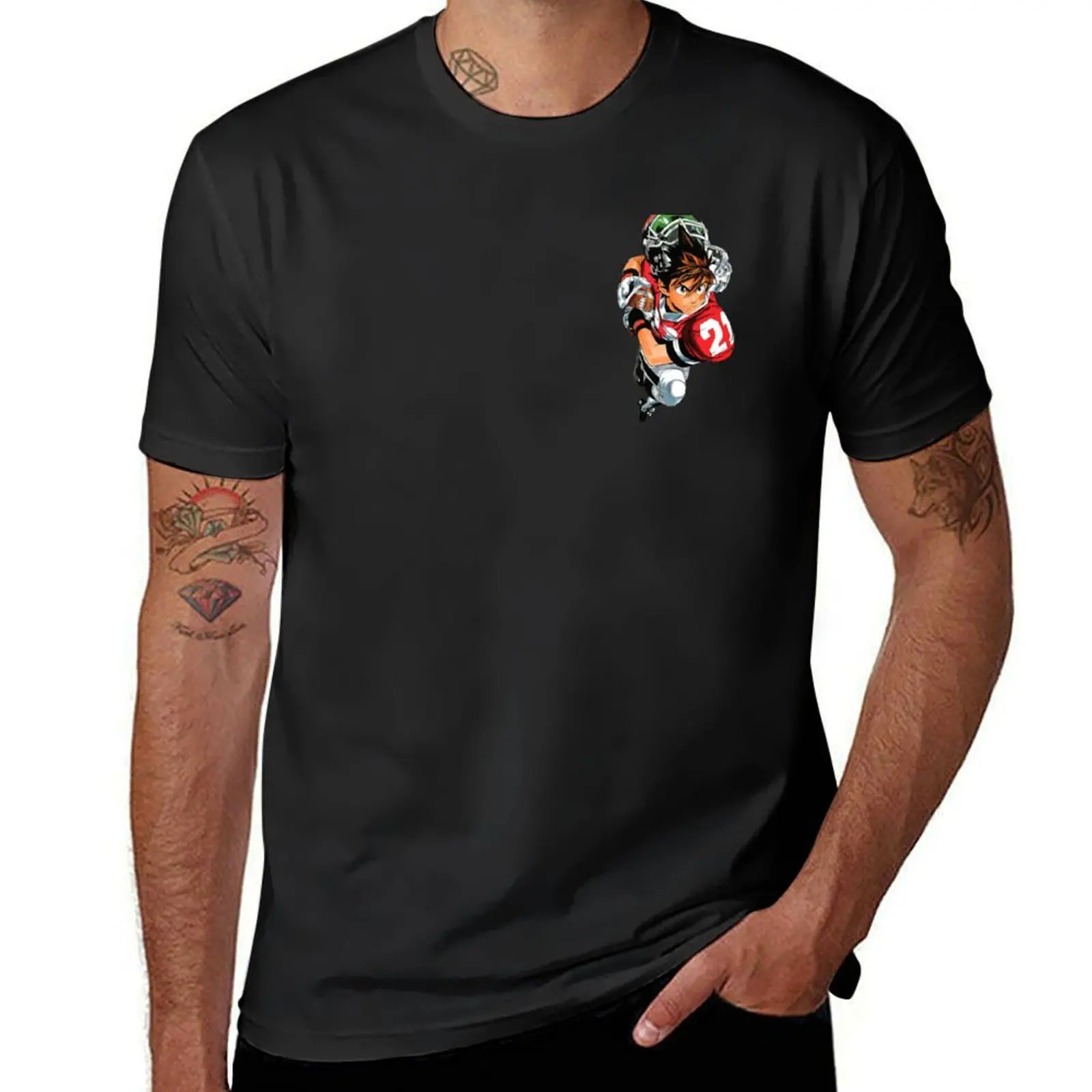 

Eyeshield 21 Sena T-Shirt vintage clothes plain summer top big and tall t shirts for men