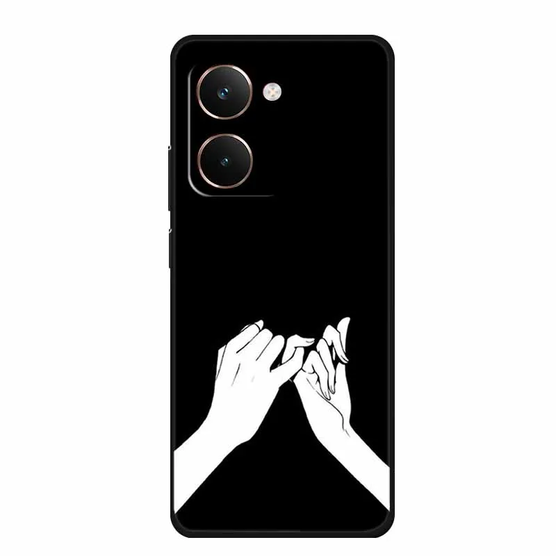 Sleek Black TPU Bumper Silicone Back Cover
