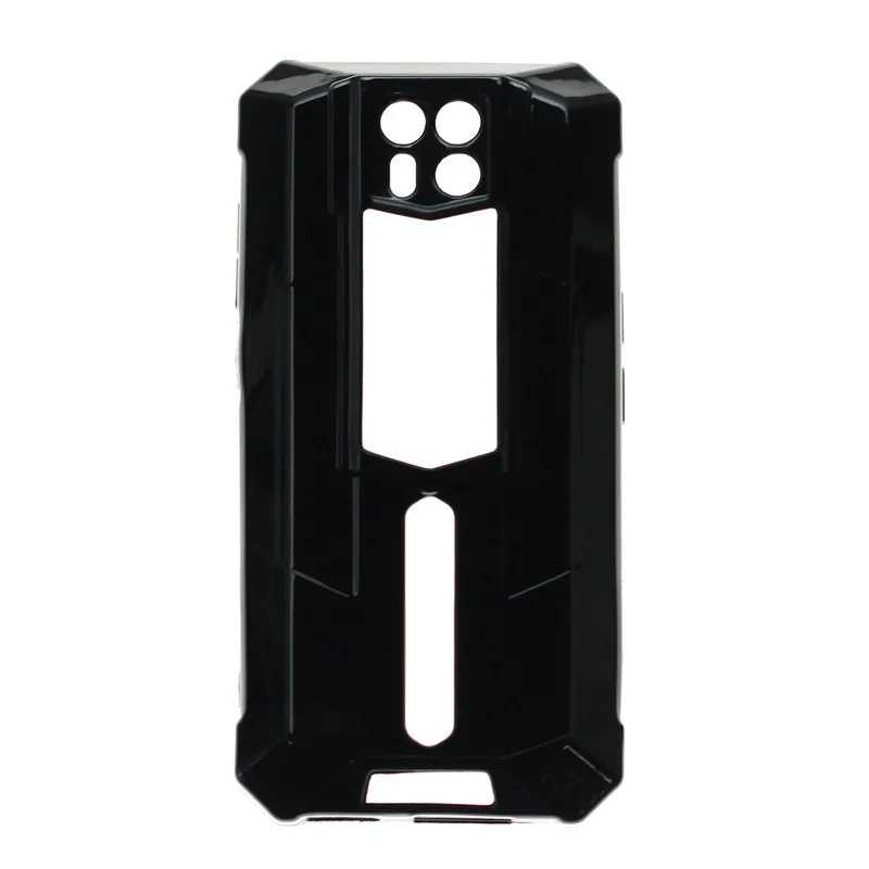 Durable Soft TPU Silicone Black Transparent Phone Case