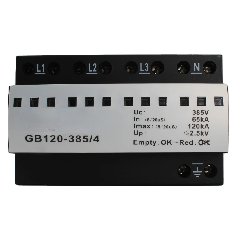 

SPD Surge Protector Device 120kA 385V Low Voltage 4 Pole DC SPD