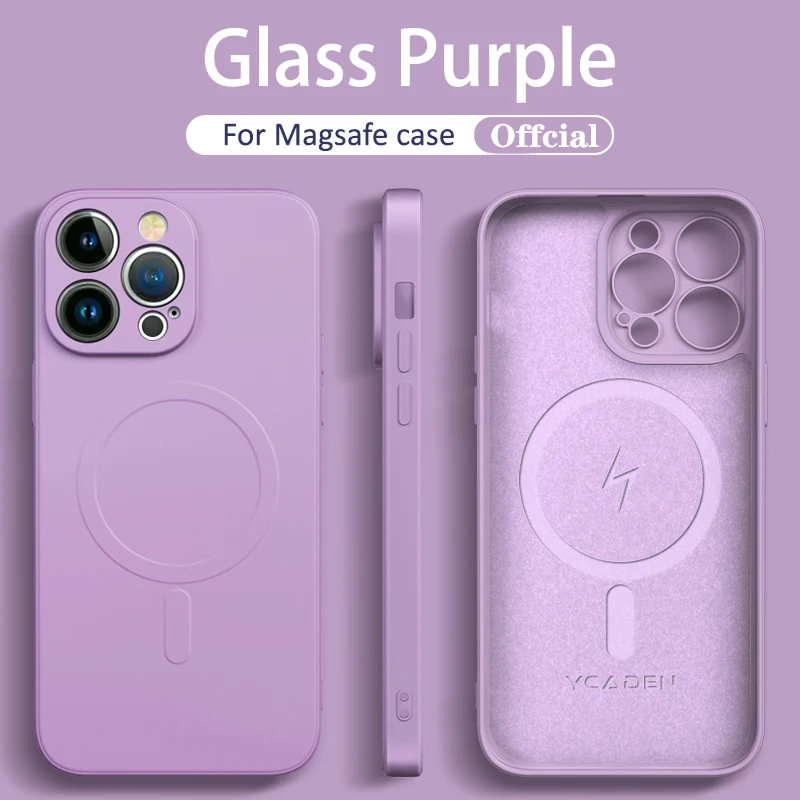 Official Liquid Silicone Magnetic Wireless Charging Case - Magsafe Compatible Cover