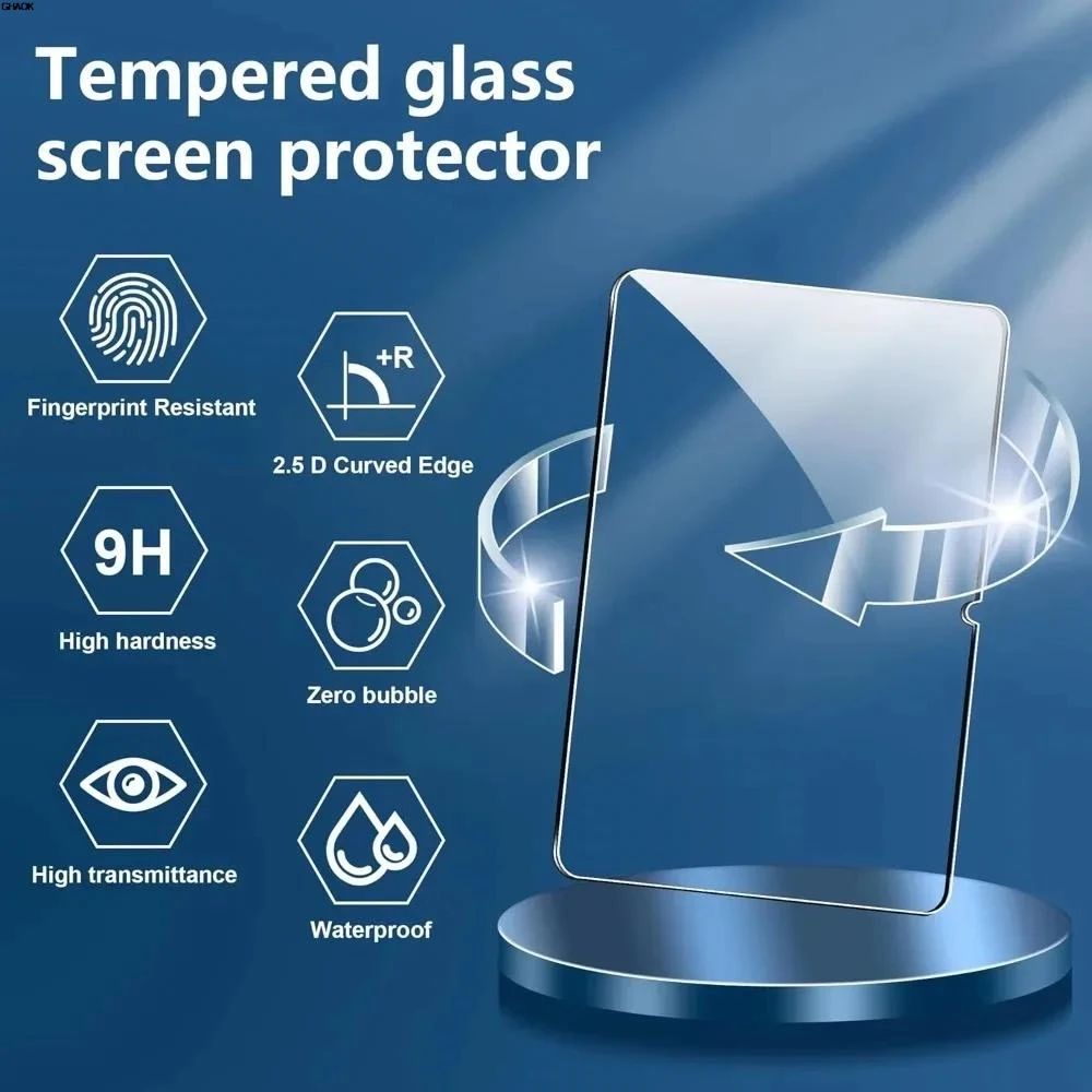 Premium Tempered Glass Screen Protector Set - 9H Hardness, HD Clarity, Anti-Scratch