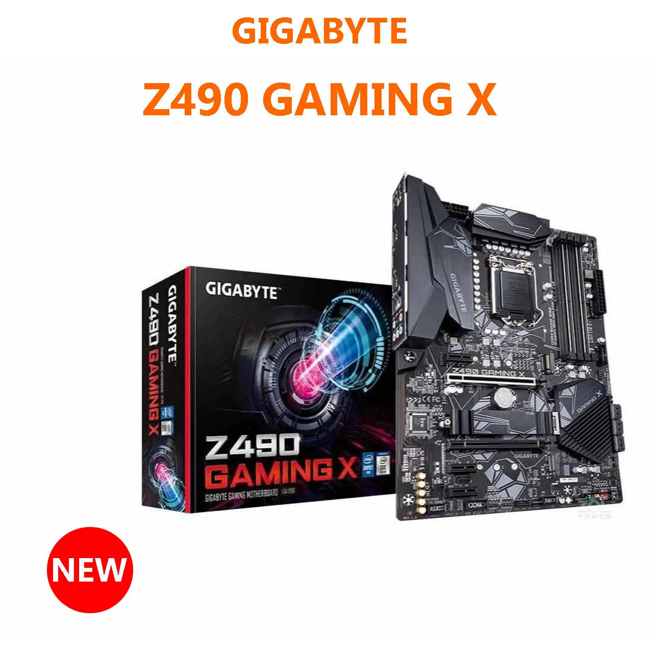 

GIGABYTE Z490 Gaming X Intel LGA1200 Z490 ATX 2xM.2/Realtek ALC892 Intel LAN SATA 6Gb/s USB 3.2 Gen 2 HDMI Gaming Motherboard