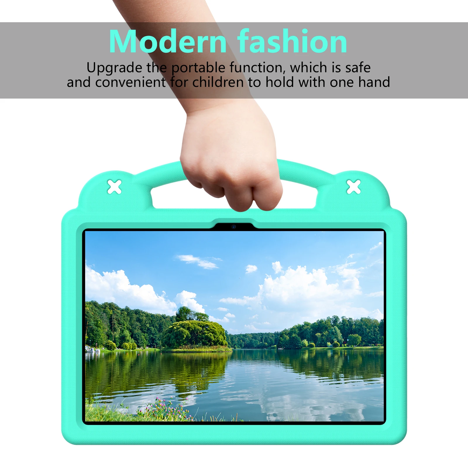 Kids Shockproof Tablet Case with Stand & Handle