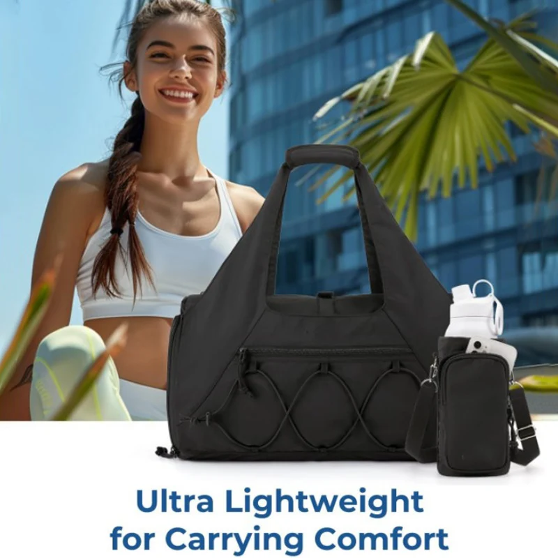 Large Capacity Women's Fitness Bag With Shoe Compartment Breathable Waterproof Backpack Multifunctional Men's Handbag 6