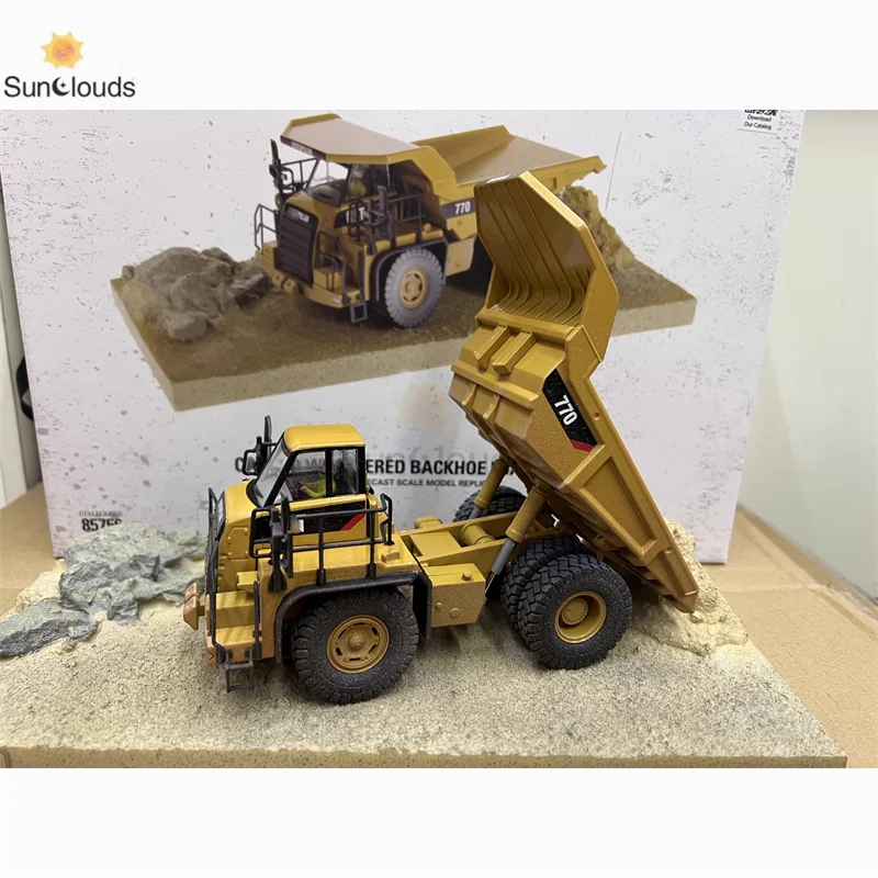 For CAT Model Wheel Forklift Loader CAT420F2IT DM85755 Alloy 1:50 Scale Die Cast Model Toy Car & Collection Gift & Display