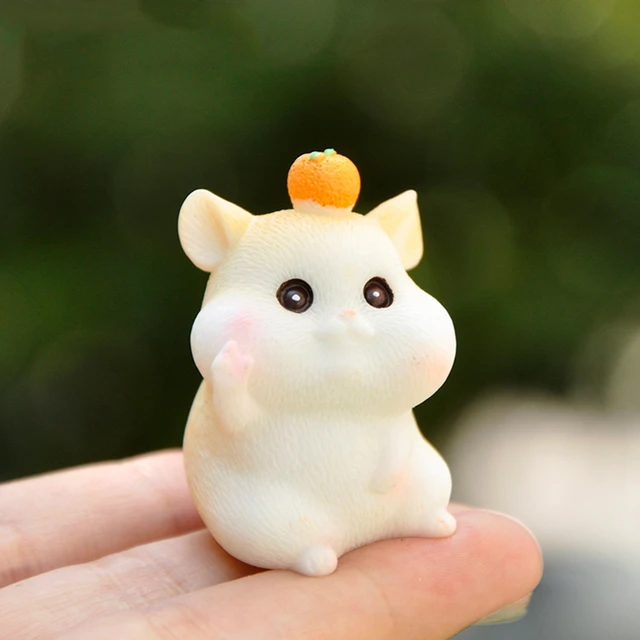 Hamster Charakter Figuren Miniatur Hamster Figuren Märchen Garten Dekoration  Geburtstag Ornament Bälle Figuren Home Decor - AliExpress