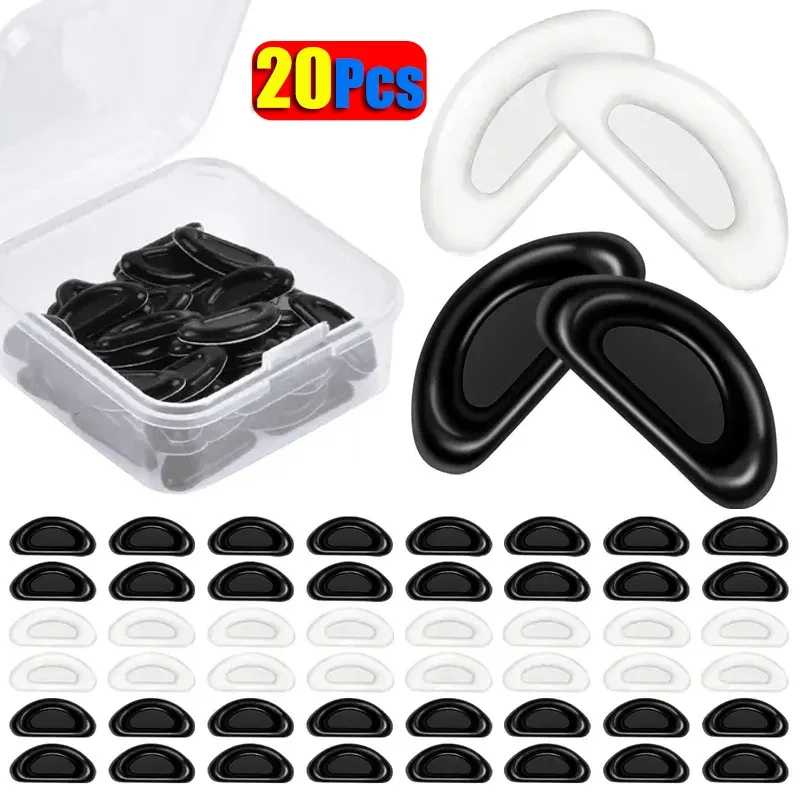 510pairsGlassesNosePadsAdhesiveSiliconeNosePadsNonslip