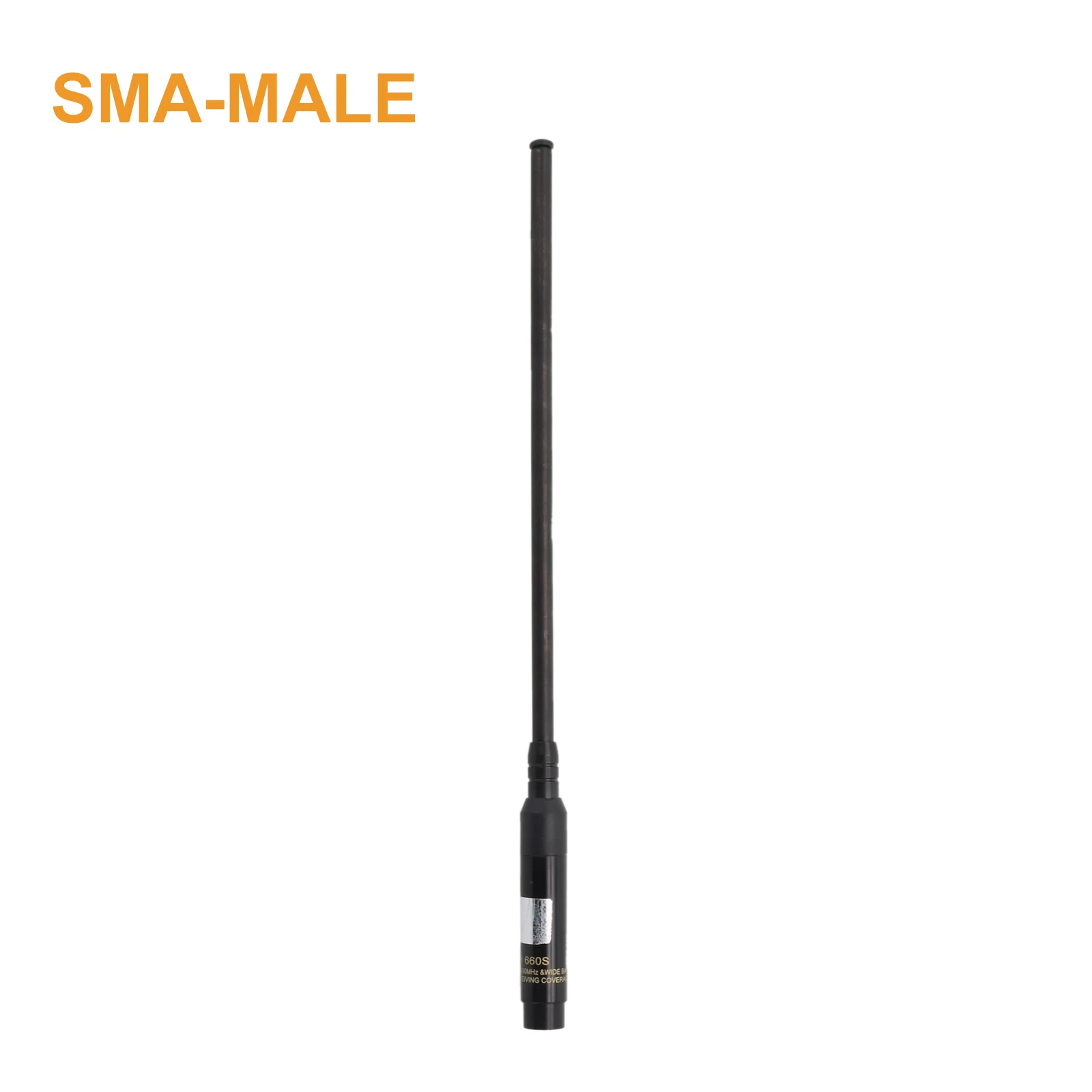1 Stück RH660S Antenne SMA-Buchse/SMA-Stecker/BNC High Gain Dual Band 144/430 MHz Teleskopantenne Kommunikationsantennen – Detail 1