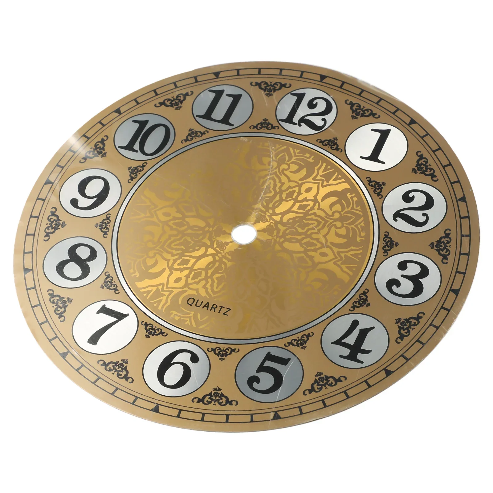 180mm Aluminium Clock Dials Faces DIY Quartz Wall Clock Dial Face Number Making Bedroom Living Room Wall Decor