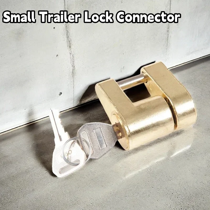 

Zinc Alloy Anti-rust and Anti-theft 1/4 Small Trailer Lock Connector Trailer Lock Trailer Accessories Safety Device