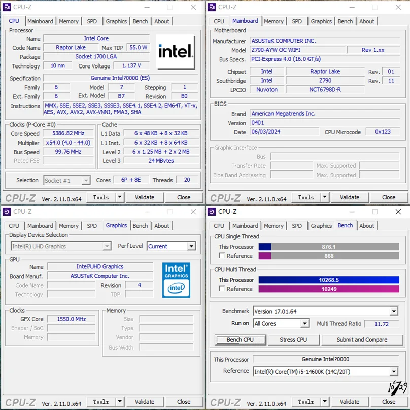 CORE改 Q1LR（Intel Core i7 13650HX） 13th Gen I7-13650HX-Q1LR Modified FLASH HX desktop 1700LGA Can
