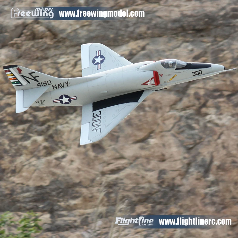 

Freewing A-4 E/F Skyhawk 80 мм EDF jet Flightline пенопластовый самолет EDF jet