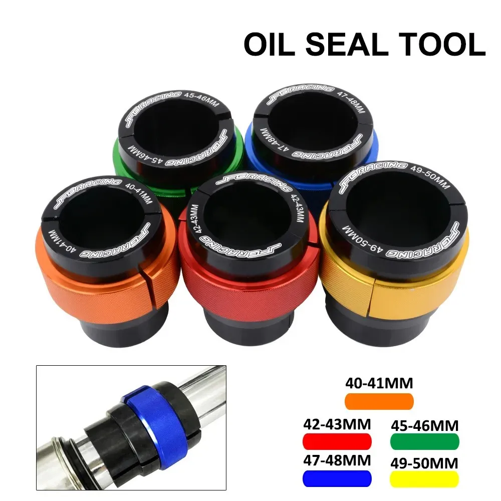 Off-road Motorbike Inverted Front Shock Oil Seal Installation Tool Universal 40/42/47/49MM Essential for Motorcycle Repair Shops trinocular inverted biological microscope