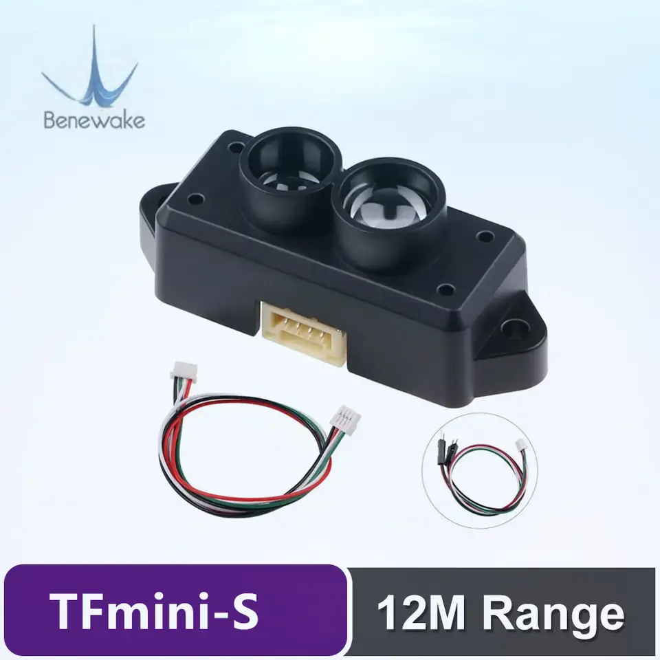 Benewake TFmini-S Lidar TOF Single Point Micro sensor UART & IIC 0.1-12m Range Sensor Module image 1