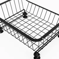 Supports de rangement sur pied en acier au carbone, roue amovible réglable à plusieurs couches, supports de rangement de cuisine, décorations pour la maison 4