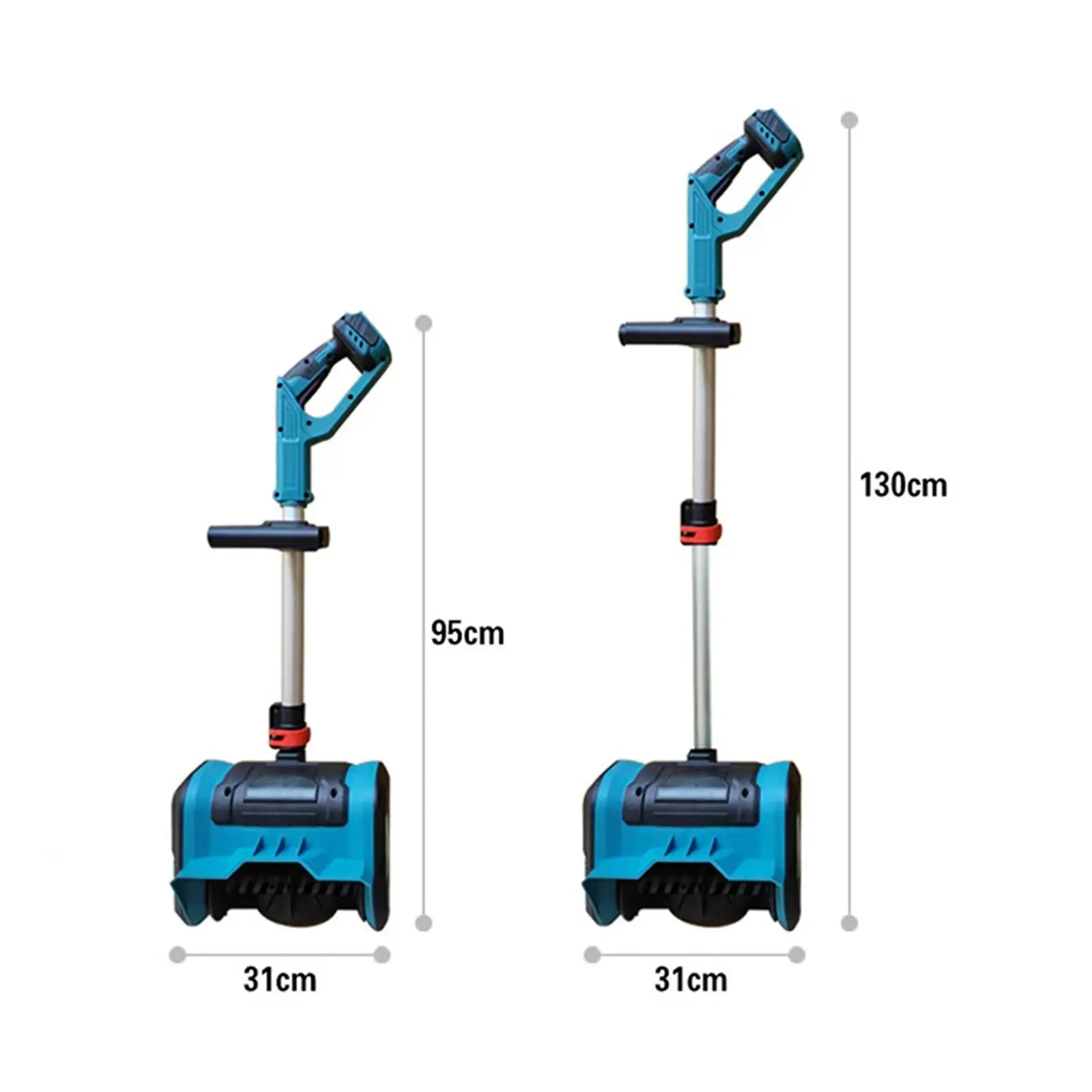Electric Snow Blower Snow Clearing Metal Household Efficient Snow Remover Snow for Pavement Clearing Outdoor Sidewalks 6