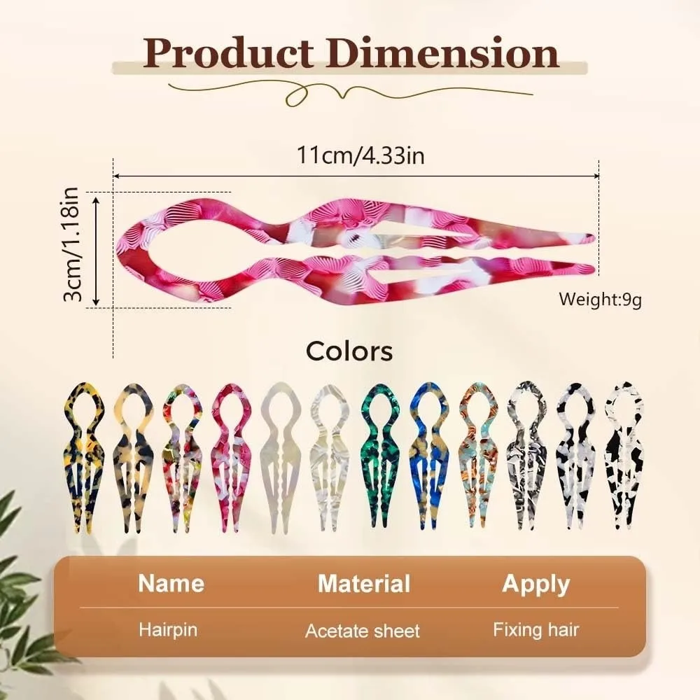 Hairstyle Tool Hair Accessories French Hair Pins Headbands V-Shaped Hair Clips Geometric Design Headwear Hair Fork