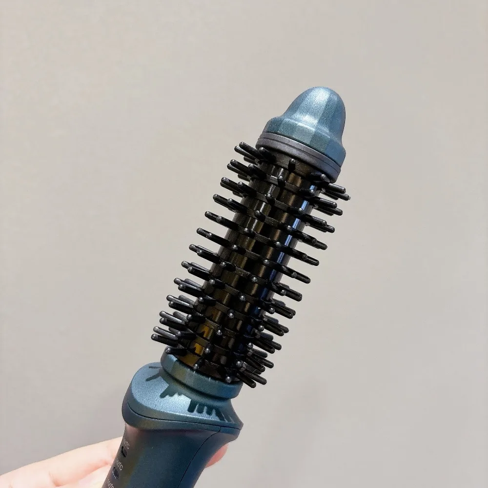 Portable Cordless Curling Iron Anti-Scald Automatic Hair Straightener 3 Temp Settings Rechargeable Hair Brush for Travel