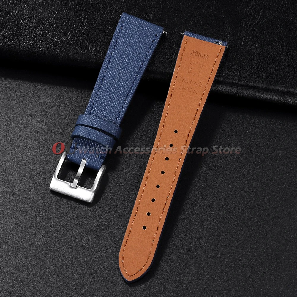 Premium Handmade Top-Grain Cowhide Leather Watch Strap with Quick Release