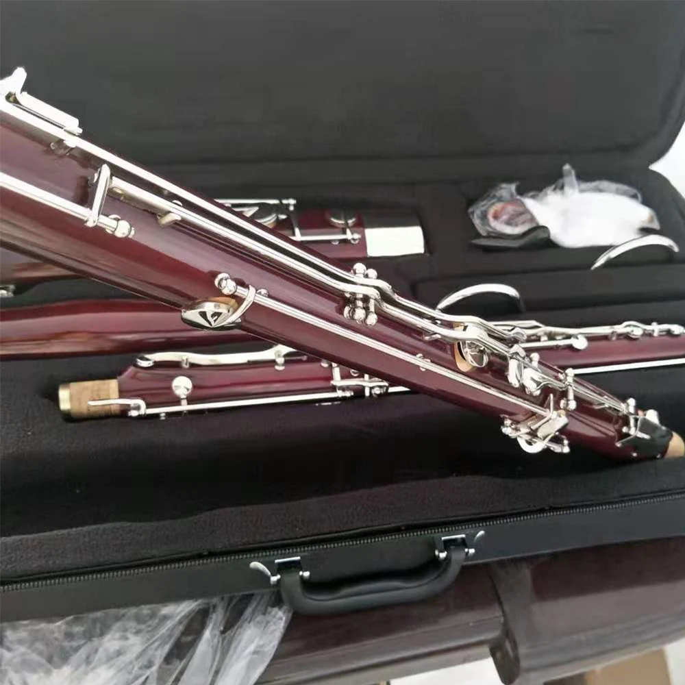 Nickel Plated natural low Maple double Oboe tube