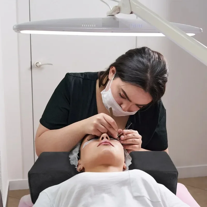 Neck Support Lash Pillow Eyelash Soft Pillow Grafting Eyelashes Memory Foam Eyelash Extension Pillow with Pocket Makeup Salon