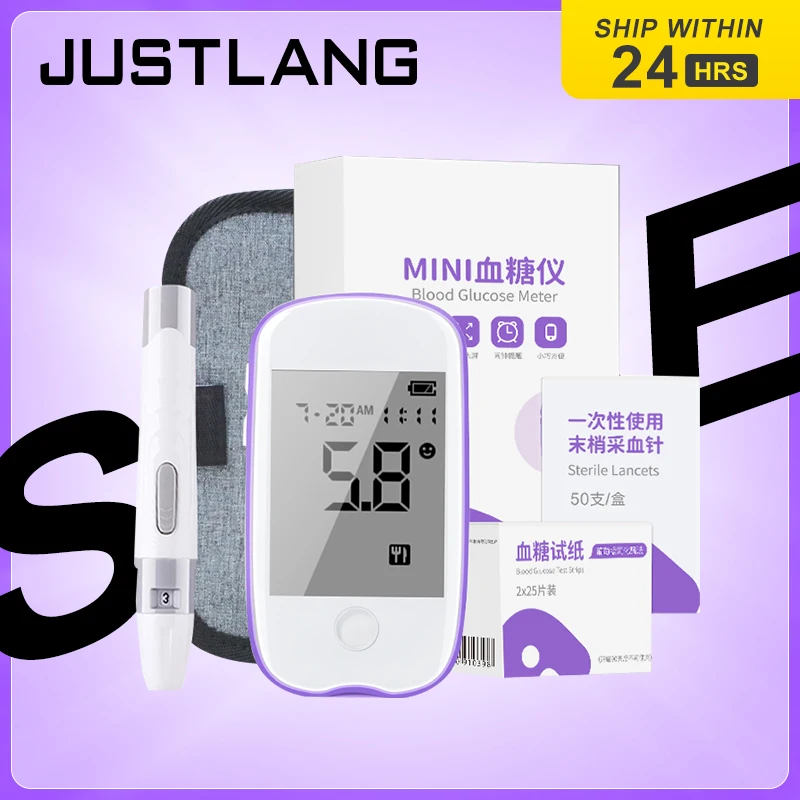 Glucometro Digitale Glucometro Misuratore Di Glucosio Nel Sangue Misuratore Di Glucosio Accessori Per Il Diabete Medico Striscia Reattiva Per La Glice