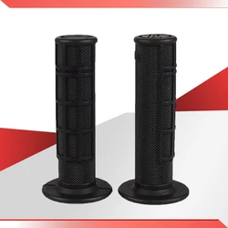 Universal Motorcycle Durable Rubber Handlebar Grips (7/8 22mm) (Black)