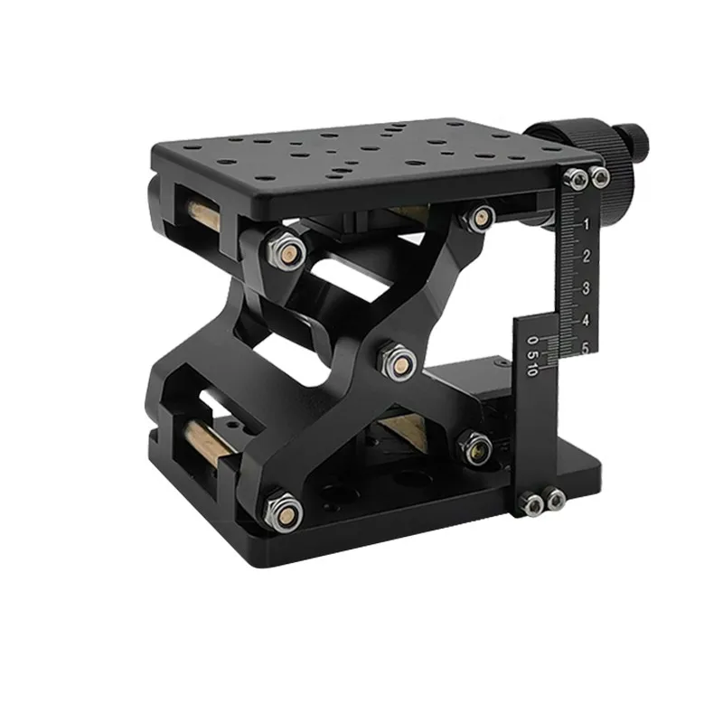 

High-precision Lifting Platform Precision Displacement Lifting Table Manual Lifting Table Laboratory Lifting Workbench 120x80MM