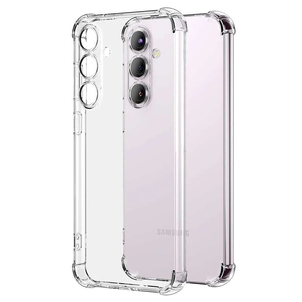 Transparente Silikon-Anti-Drop-Hülle für Samsung Galaxy S25 S24 S23 FE Plus Ultra A16 A26 A36 A56 A55 A35 A25 A15 Klare Abdeckung – Detail 8