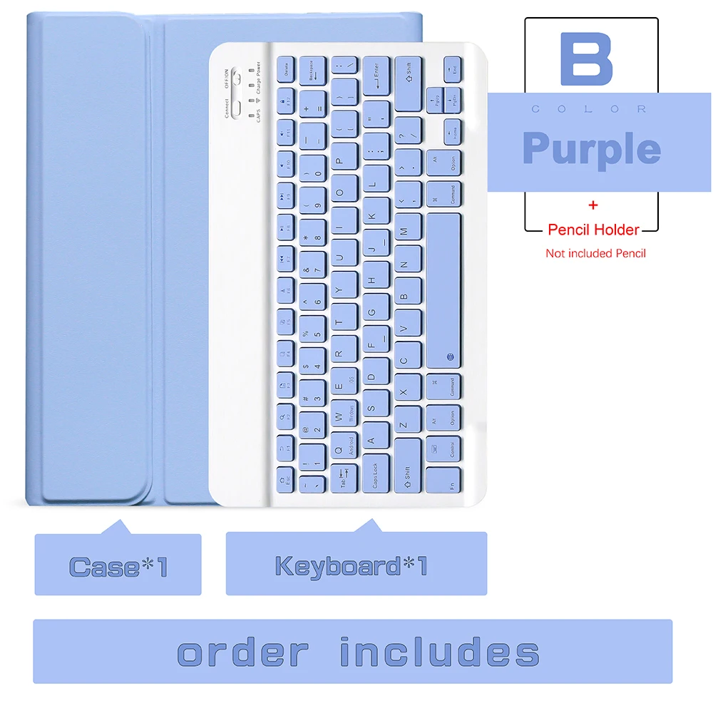 Universal Magic Keyboard Case with Wireless Mouse