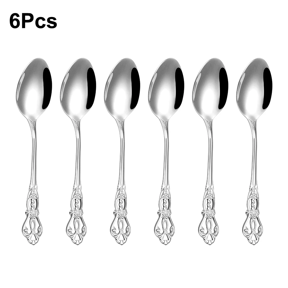 6pcs Dessert Spoons