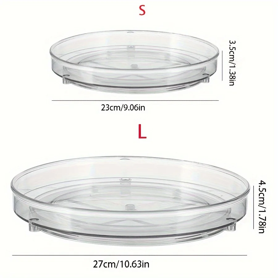 Plastic Turntable Rotating Tray for Cabinet Kitchen Bathroom Storage Food Storage Organization and Storage Organizer storage tray,rotating storage organizer