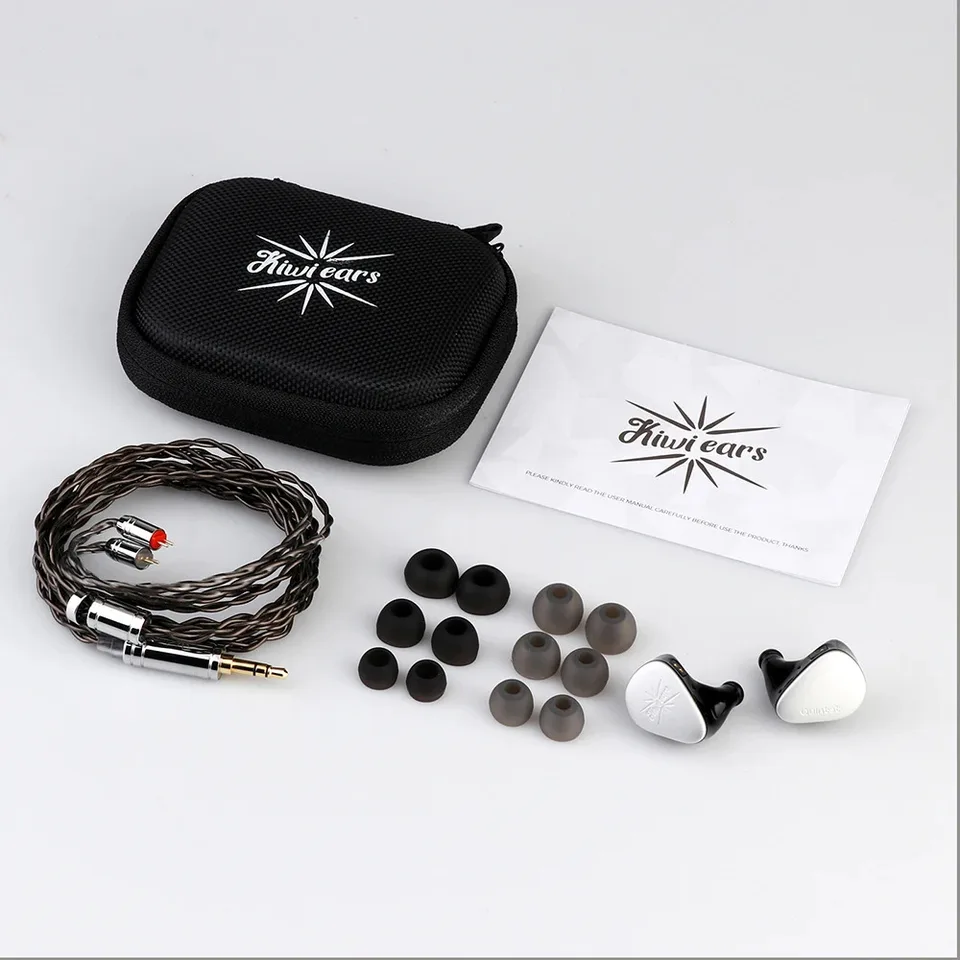 Kiwi ears quintet in-earモニター (取り外し可能なシルバー