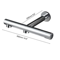 ก๊อกน้ำอัตโนมัติ ZAPPO 3-in-1 พร้อมที่จ่ายสบู่ เครื่องเป่ามือ และก๊อกน้ำอเนกประสงค์ ติดผนัง 5