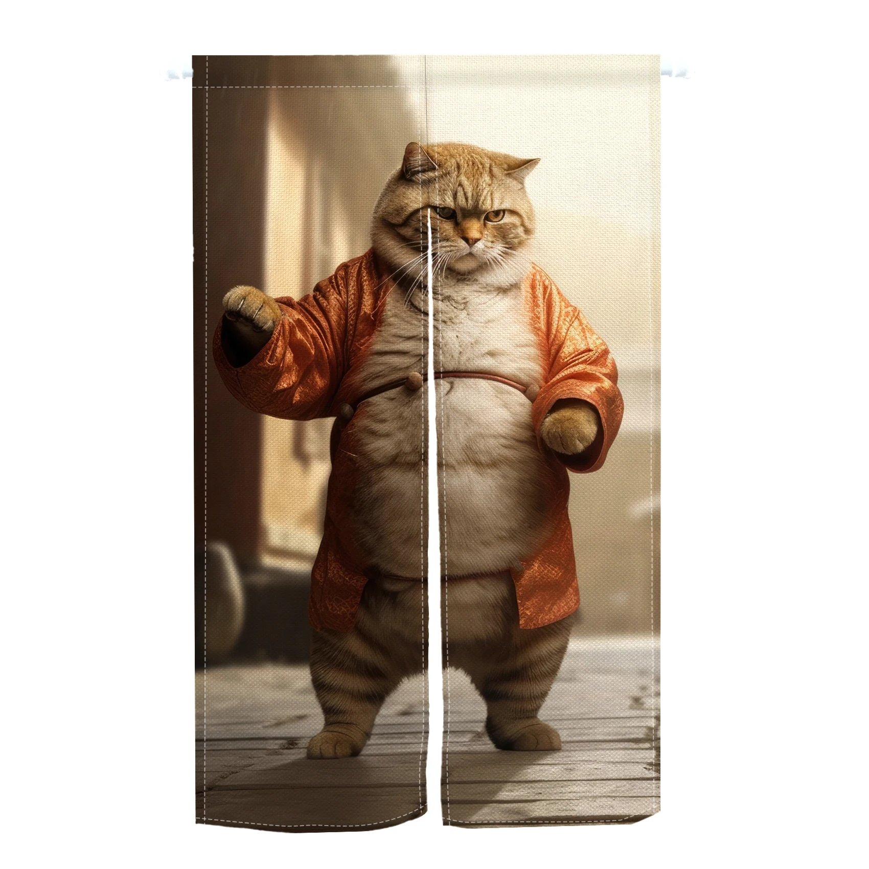Japanese Sumo Noren Comics Sumo Door Curtain Dining Room Bedroom Printed Partition Kitchen Entrance Drape Hanging Half-curtains 5