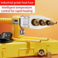 600W/800W/1000W Pipe Welding Machine Pipe Soldering Iron Plastic Welding PP/PPR/PB/PE/PP-C Tube Heating Hot Melting Tool 1