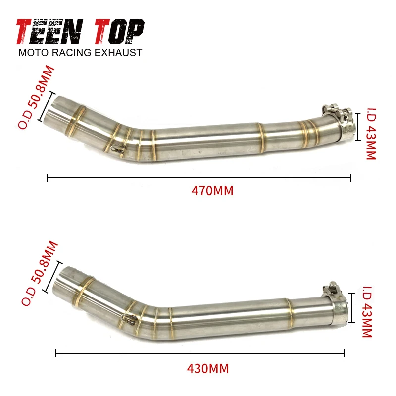 For Suzuki Hayabusa GSXR1300 2008-2017 Exhaust Pipe Motorcycle Exhaust System Muffler Escape Moto GSXR1300R Middle Connect Tube - Image 2