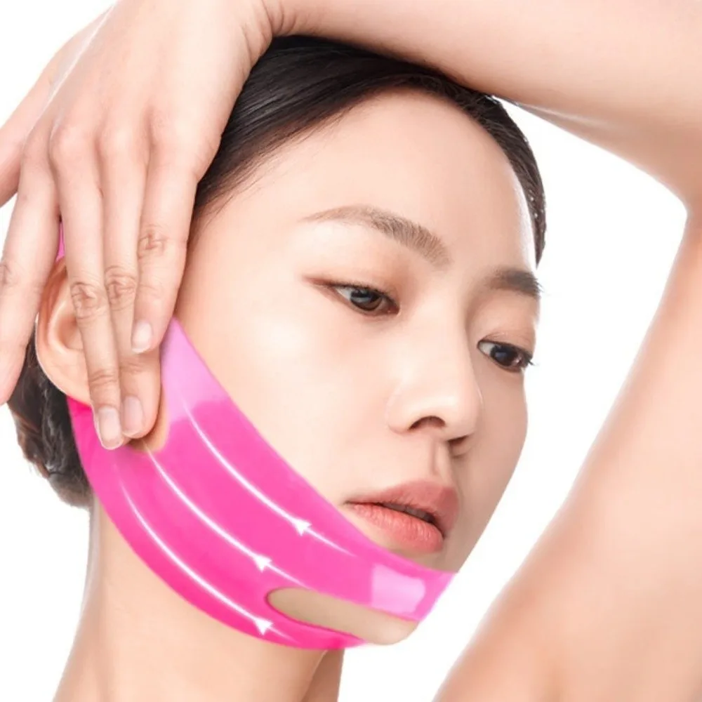 Skin Care Tool Silicone Face Strap Belt Mask Anti-Wrinkle Lift Up Lift Oval Mask Sculpting Elasticity Face Slimming Strap Neck