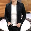 Men's Blazer Fashion Spring Summer Clothing Male Suit Jacket Gradient Color Casual Slim Fit Fancy Party Singer Blazzer Coat 4